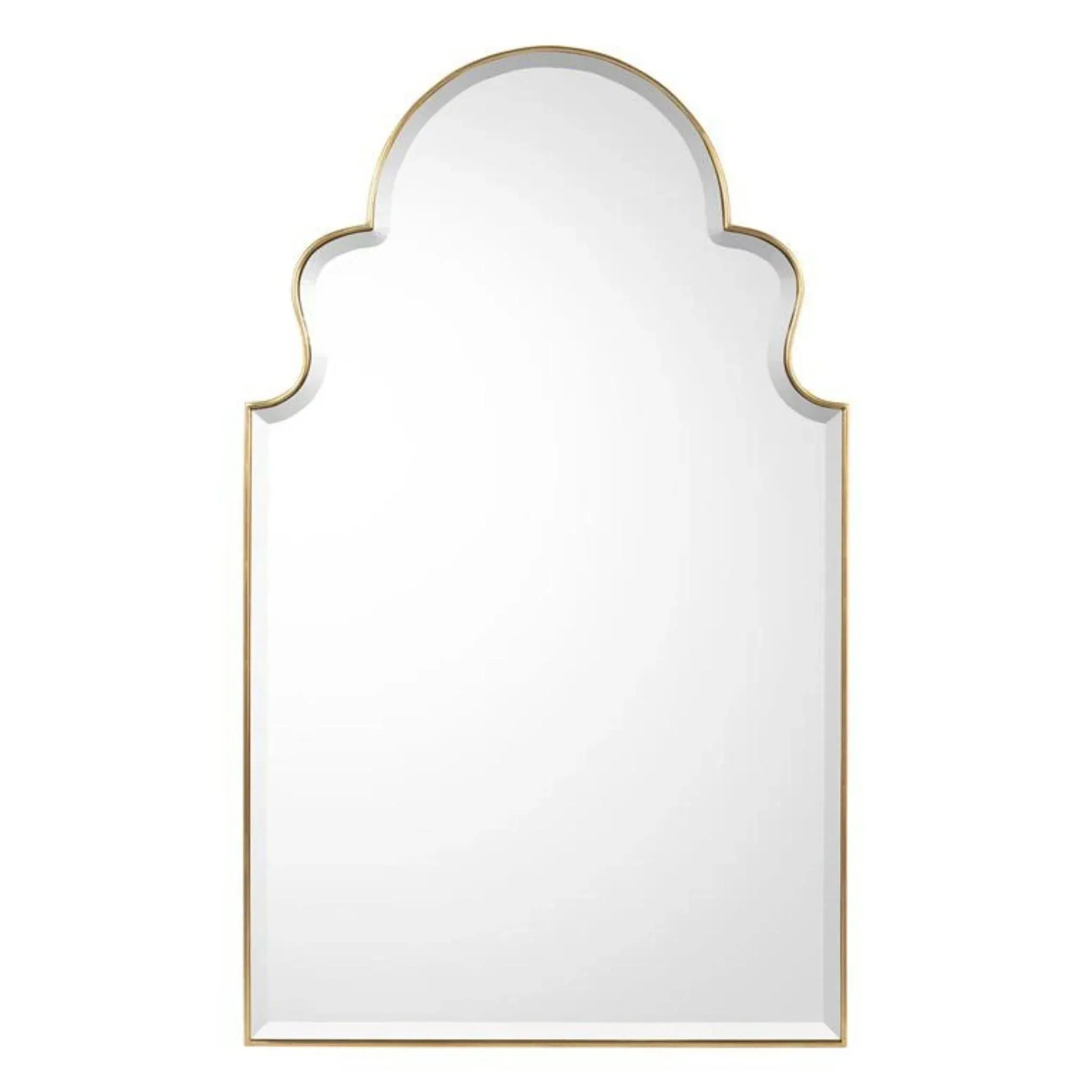 Modern Inset Bevelled Wall Mirror With Scalloped Corners Cutting Board,Kitchen Board