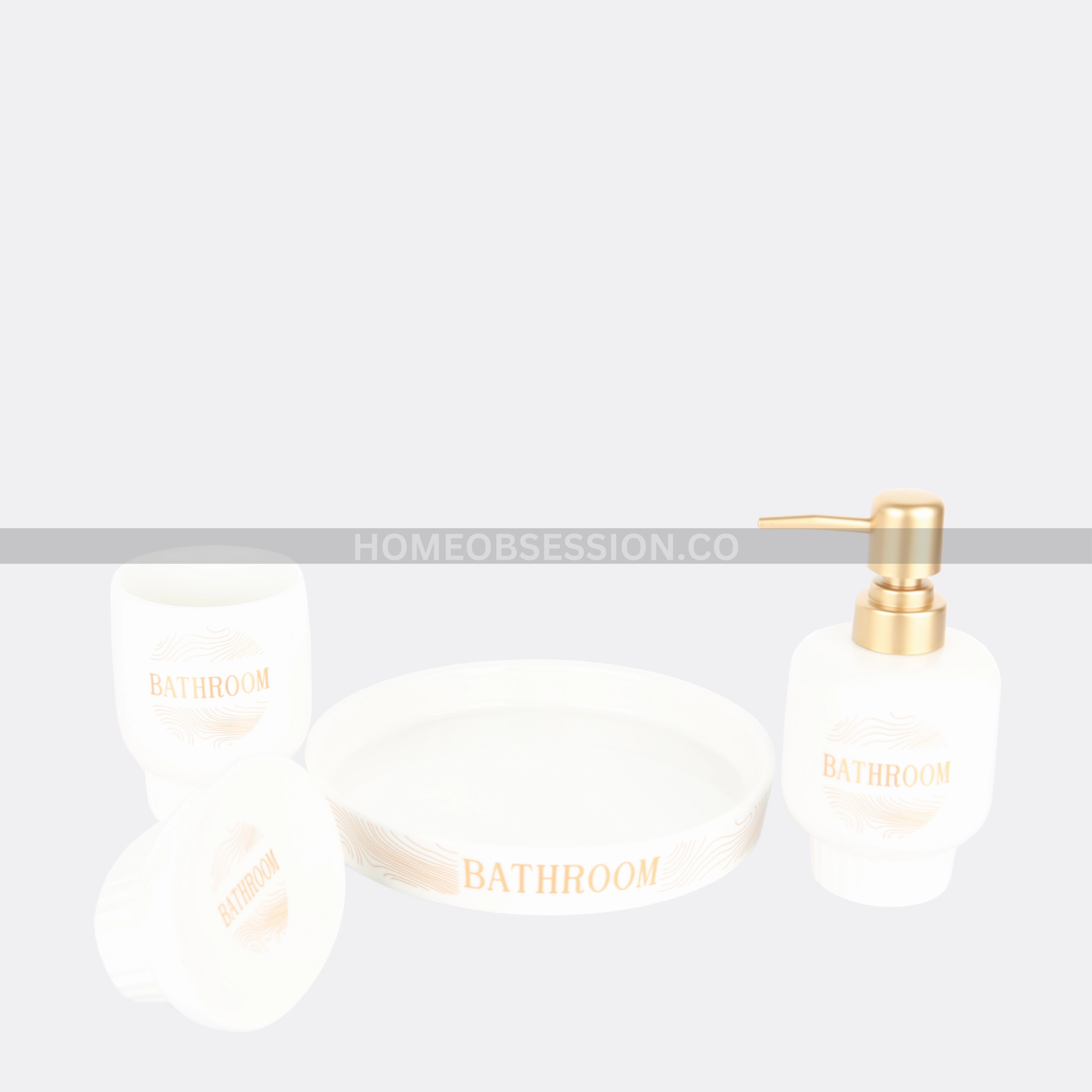 Monarch Bath Set With Tray