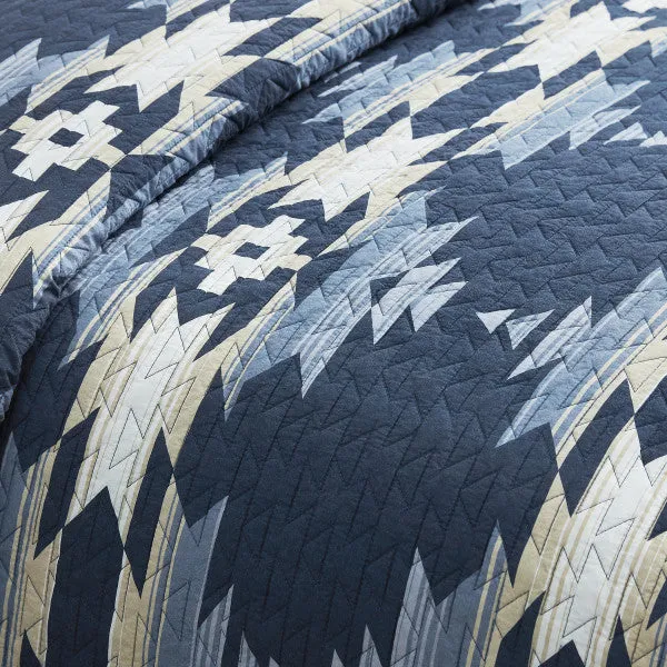 Moonlit Mesa Navy Coverlet Set