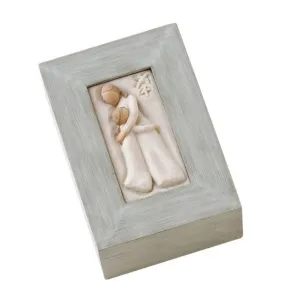 Mother and Daughter Memory Willow Tree Box Decorative Mirror,Home Decor Mirror