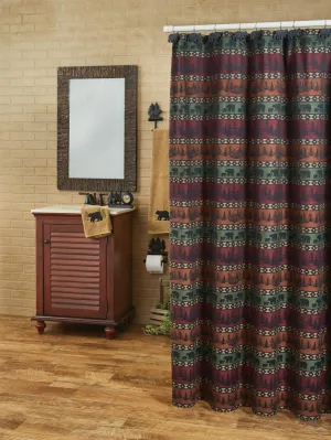 Mountain Bear Shower Curtain Lighting,Lamps Fixtures