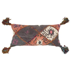 Multi Color Tribal Accent Pillow storage cart, utility cart