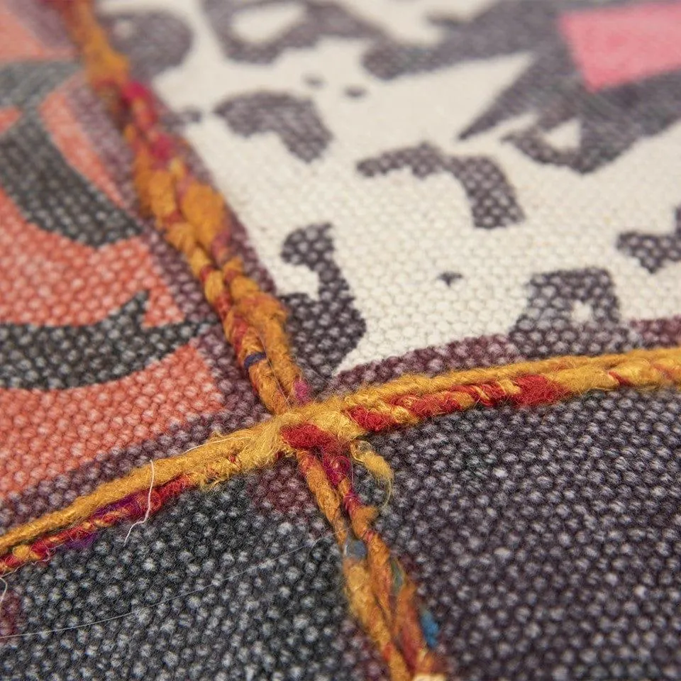 Multi Color Tribal Accent Pillow