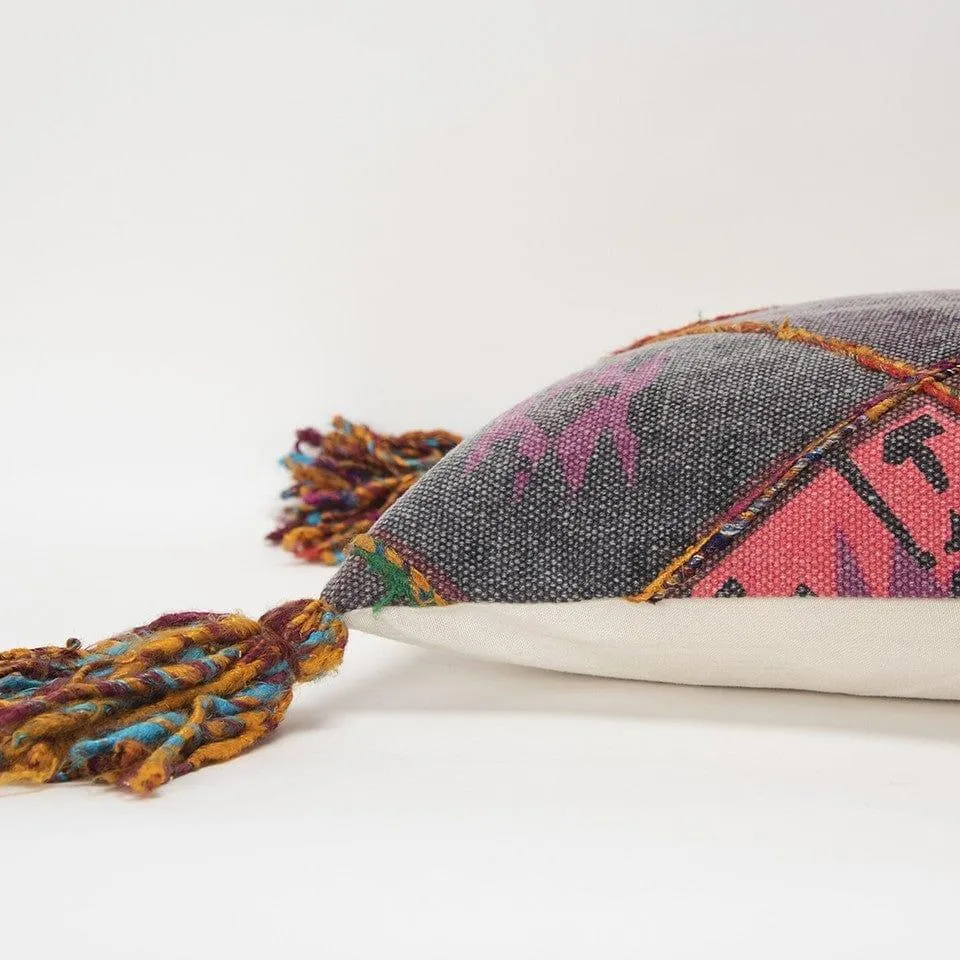 Multi Color Tribal Accent Pillow