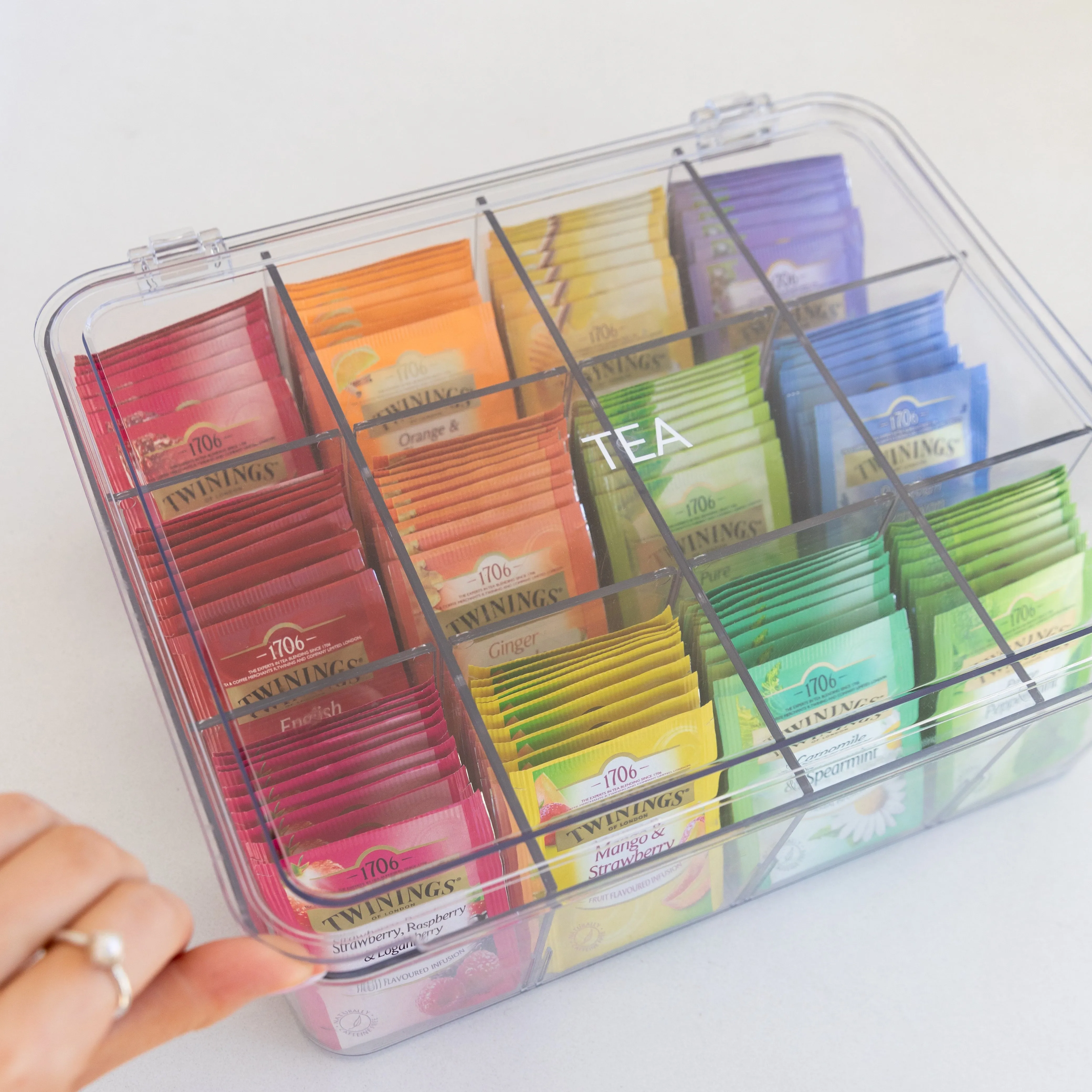 Multi-use Storage Box with Removable Dividers Figurines,Decorative Ornaments