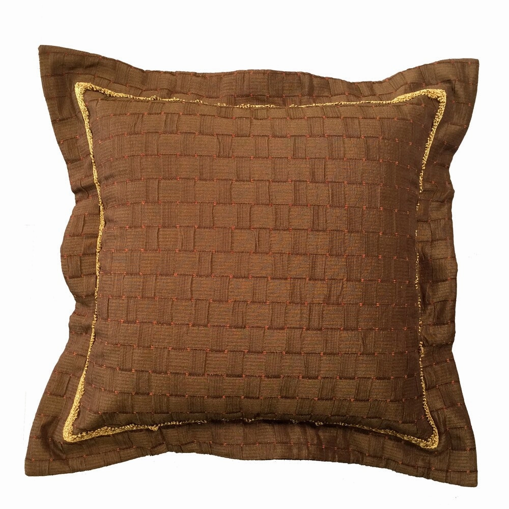 Murano Brown Euro Sham pillowcases,cotton pillow covers,bed linen