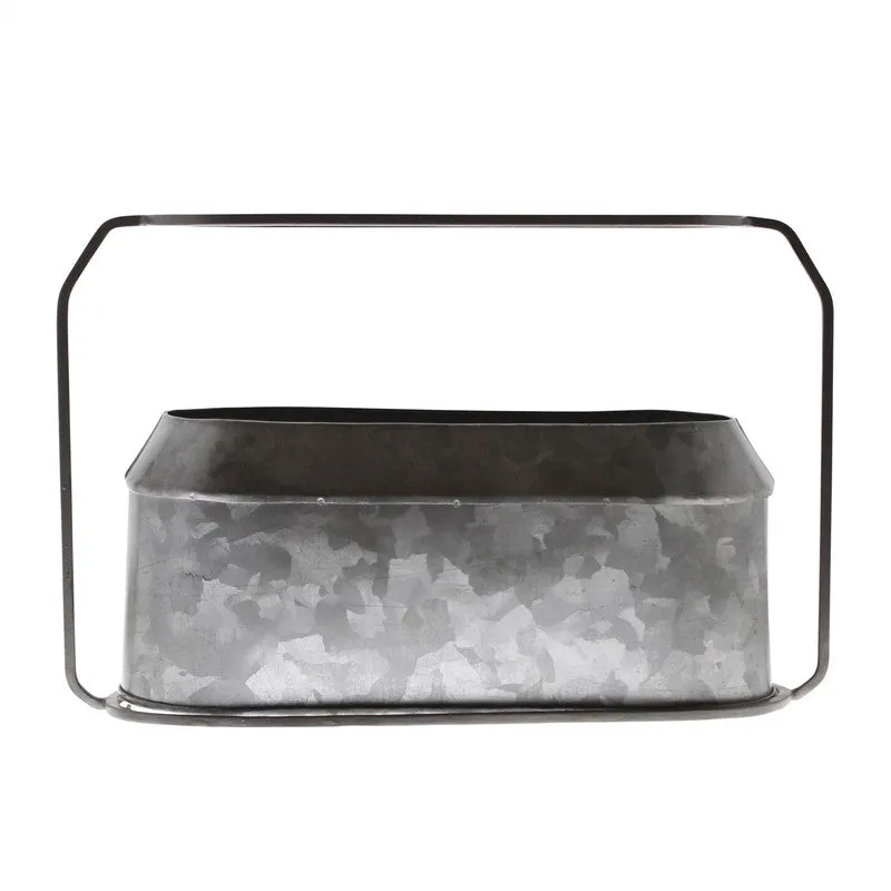 Napa Vase, Metal & Zinc - Oval, Lrg - Zinc Vase,Ceramic Vase