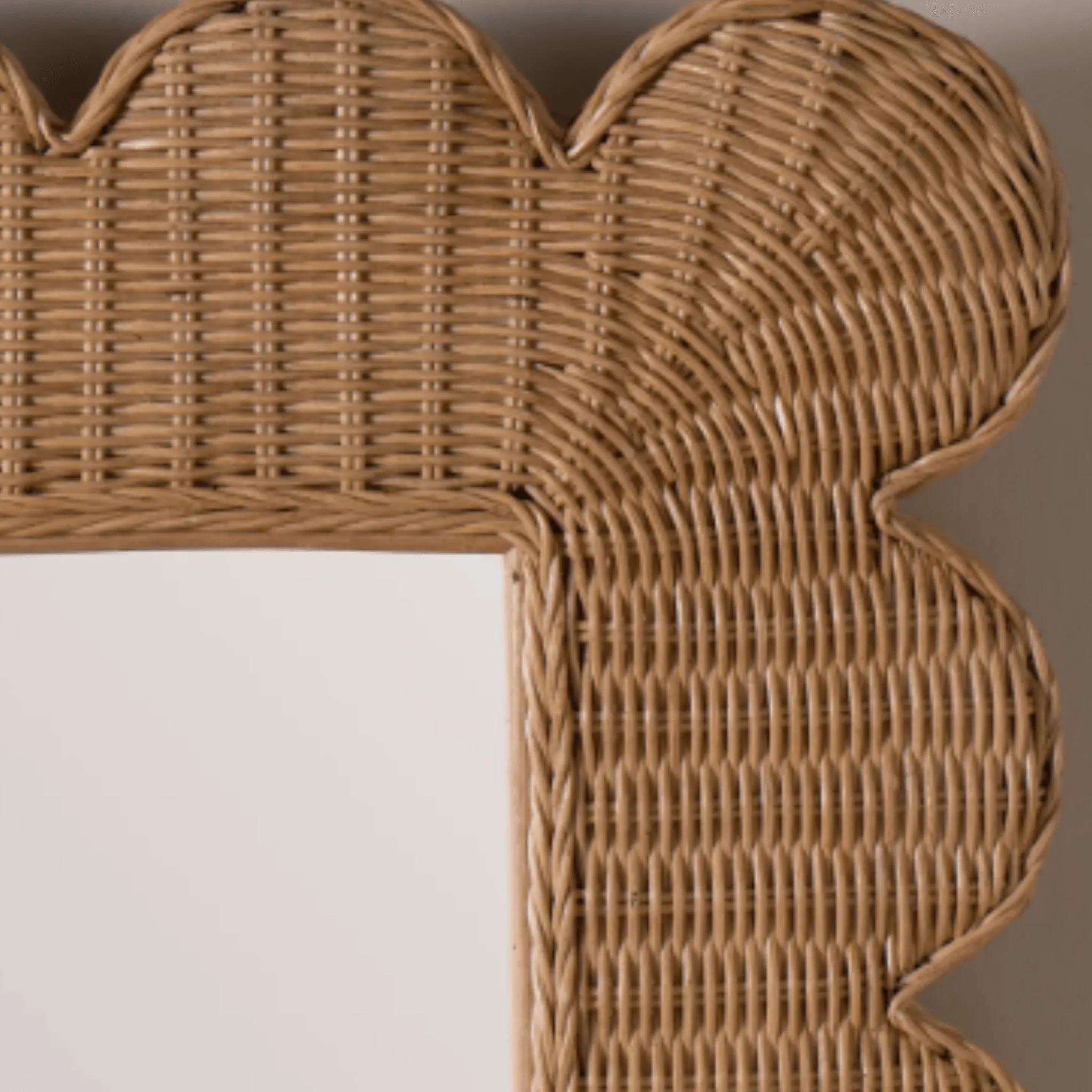 Natural Rattan Brooke Wall Mirror