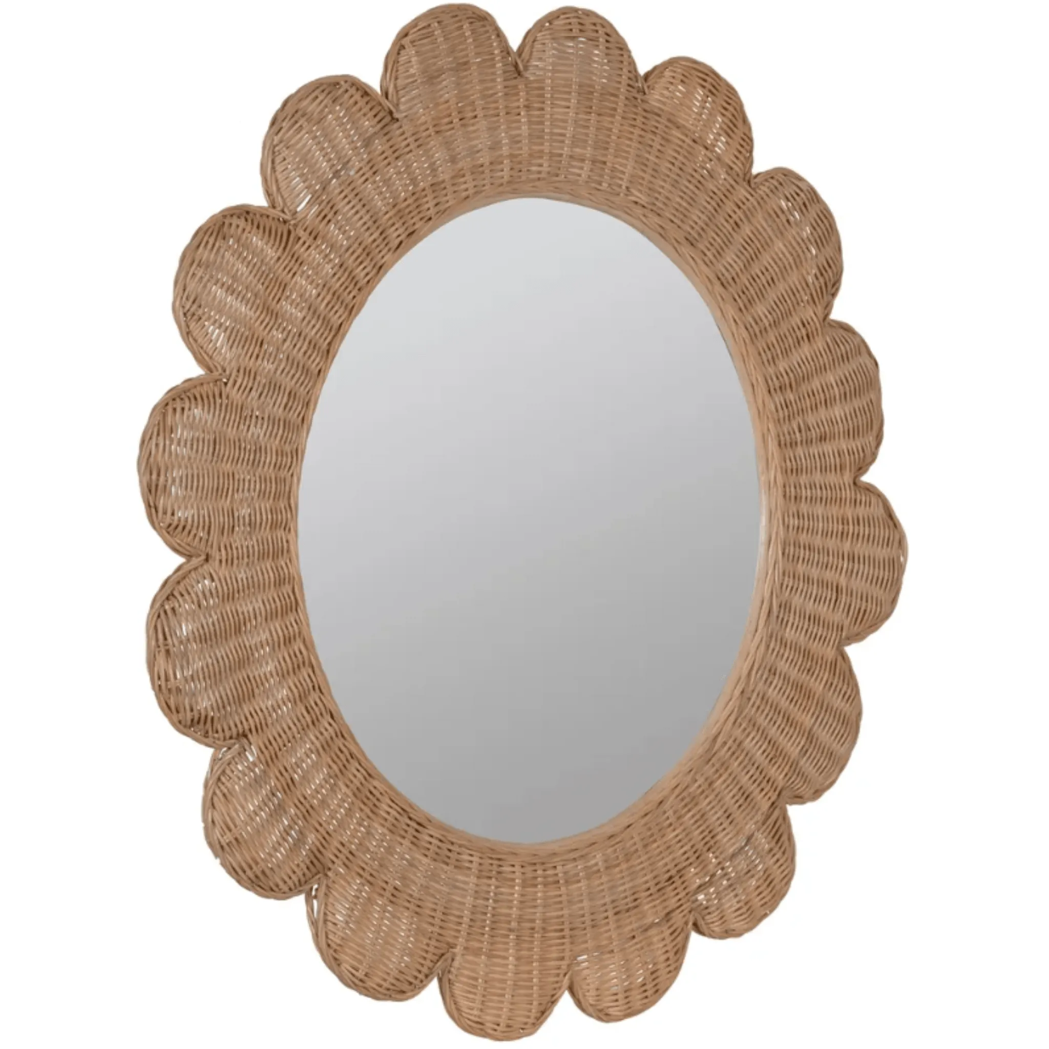 Natural Rattan Zachery Wall Mirror