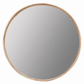 Natural Woven Rattan Framed Round Wall Mirror Cutting Board,Kitchen Board