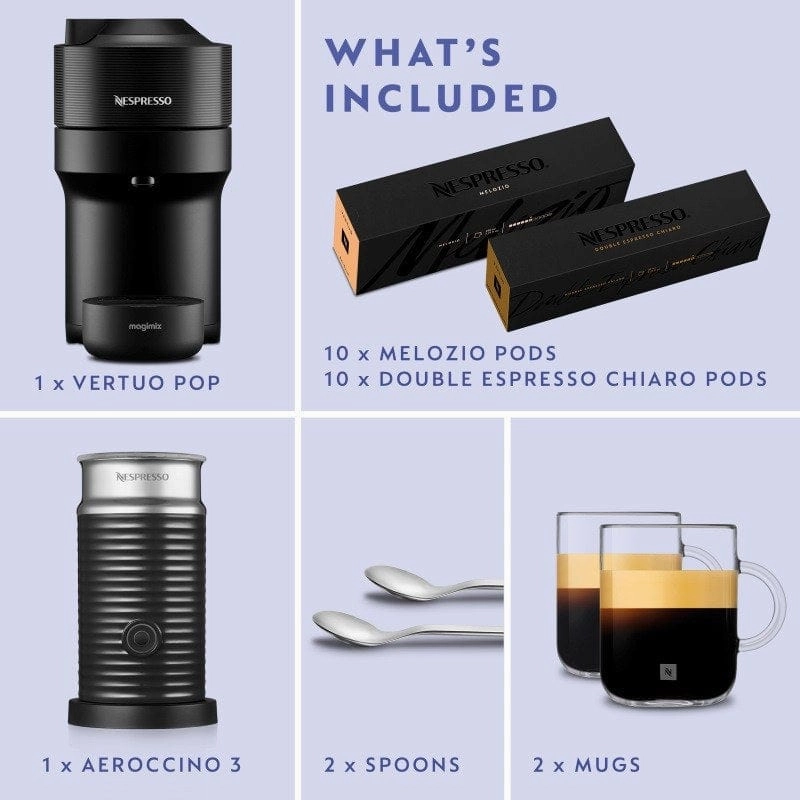 Nespresso Vertuo Pop Barista Bundle