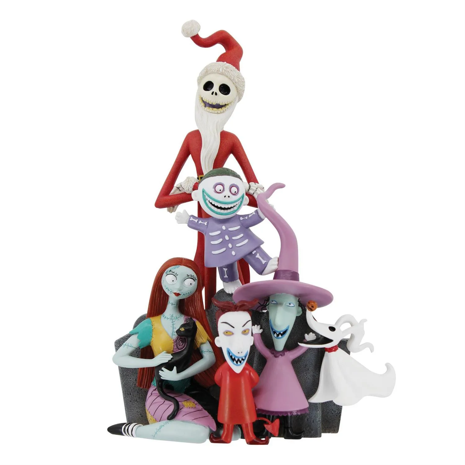 Nightmare Before Christmas Character Pyramid Figurine Decorative Mirror,Home Decor Mirror