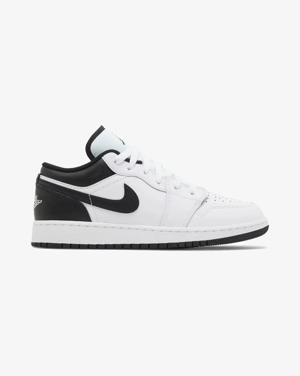 NIKE AIR JORDAN 1 LOW 2023 GS WHITE BLACK (NEW)