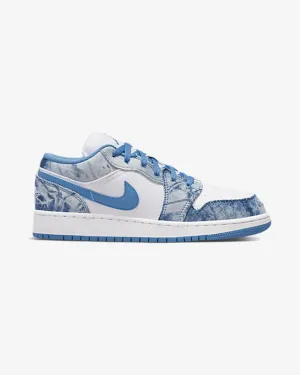 NIKE AIR JORDAN1 LOW GS WASHED DENIM