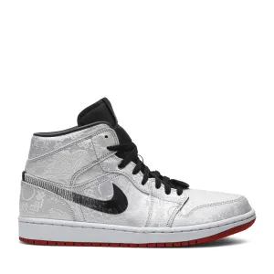 NIKE AIR JORDAN1 MID CLOT FEARLESS WHITE (NEW)