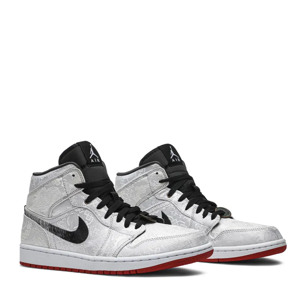 NIKE AIR JORDAN1 MID CLOT FEARLESS WHITE (NEW)
