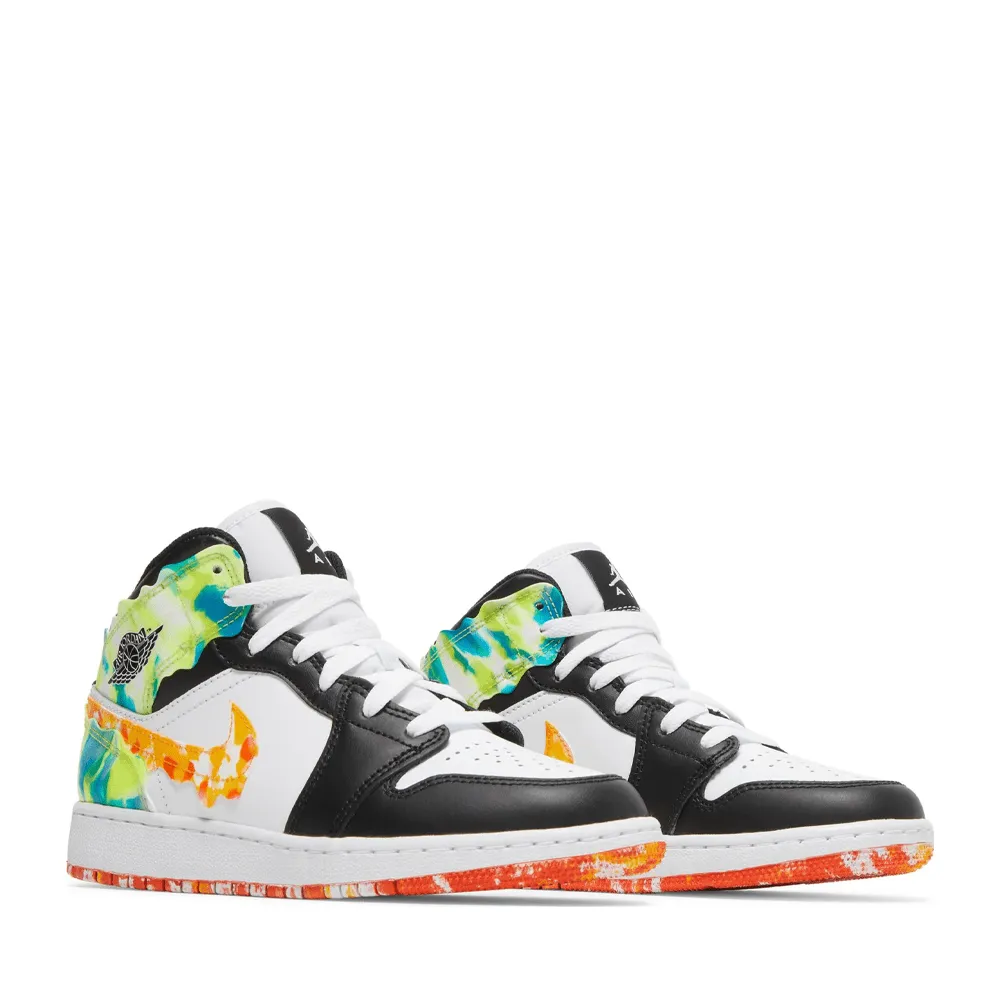 NIKE AIR JORDAN1 MID SE GS SLIM VORTEX (NEW)
