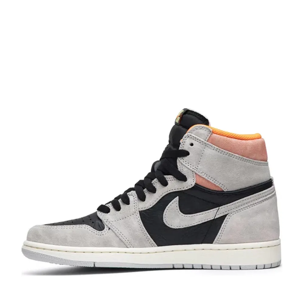 NIKE AIR JORDAN1 RETRO HIGH OG NEUTRAL GREY HYPER CRIMSON (NEW) (NEW)