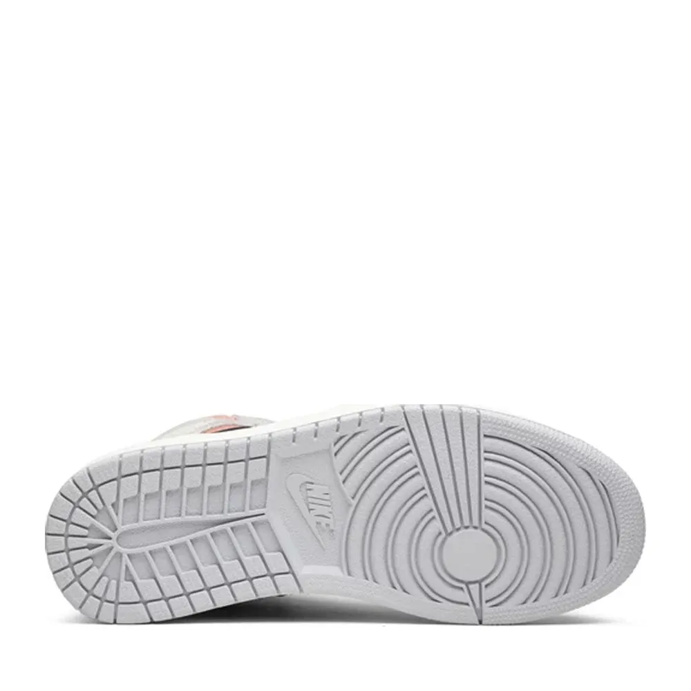 NIKE AIR JORDAN1 RETRO HIGH OG NEUTRAL GREY HYPER CRIMSON (NEW) (NEW)