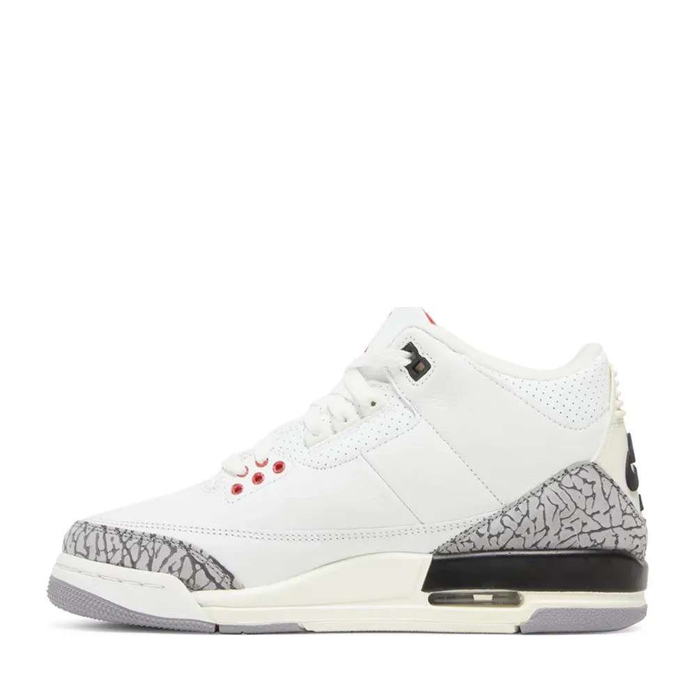 NIKE AIR JORDAN3 RETRO WHITE CEMENT REIMAGINED GS