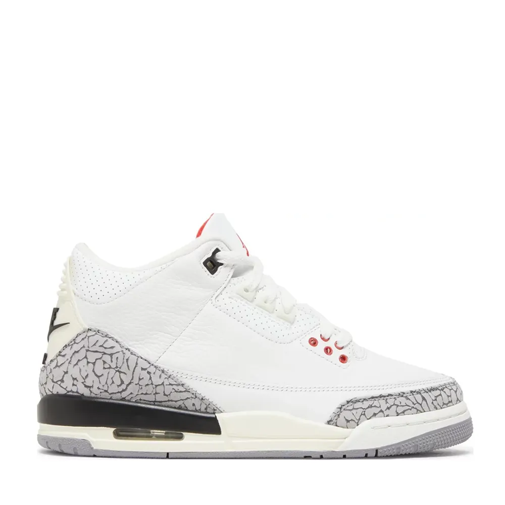 NIKE AIR JORDAN3 RETRO WHITE CEMENT REIMAGINED GS