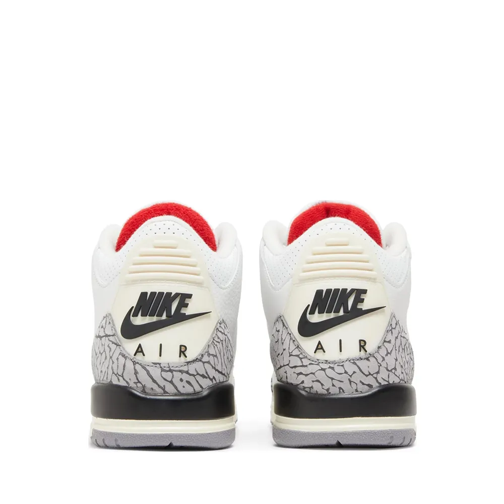 NIKE AIR JORDAN3 RETRO WHITE CEMENT REIMAGINED GS