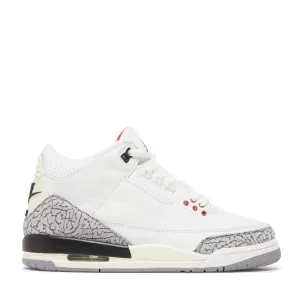 NIKE AIR JORDAN3 RETRO WHITE CEMENT REIMAGINED GS