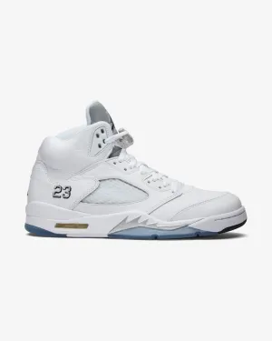 NIKE AIR JORDAN5 METALLIC WHITE