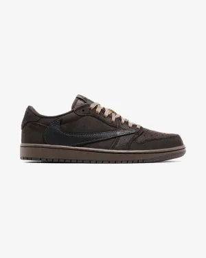 NIKE X TRAVIS SCOTT JORDAN1 RETRO LOW OG SP PRESCHOOL VELVET BROWN