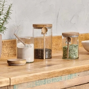 Nkuku Kossi Storage Jar Kitchen,modern kitchen essentials