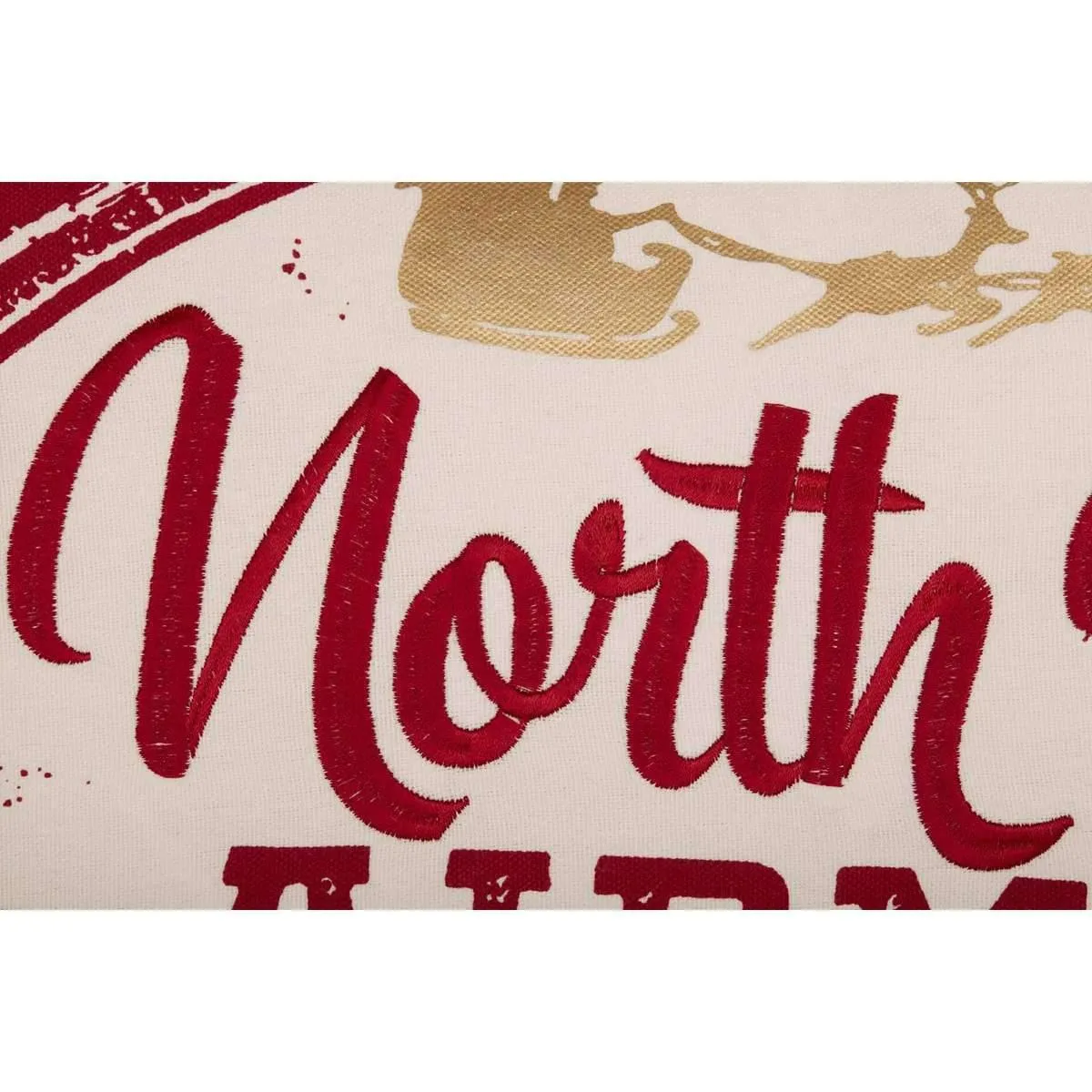 North Pole Christmas Pillow