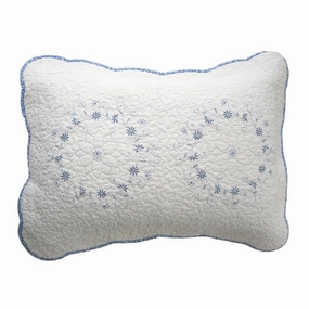 Nostalgia Home Delphine Cotton Standard Sham pillowcases,cotton pillow covers,bed linen