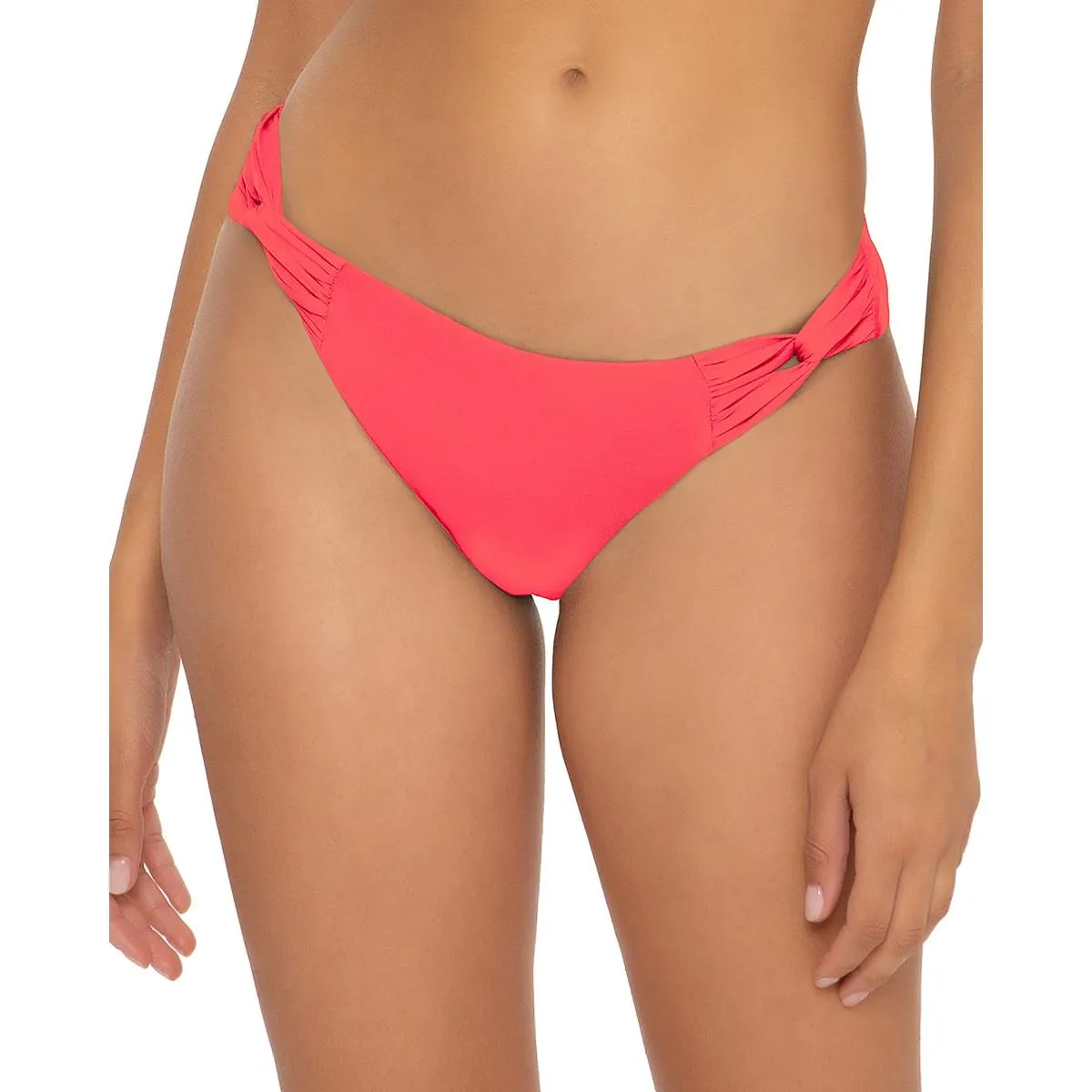 Nyla Twist Side Womens Twist Side Hipster Swim Bottom Separates
