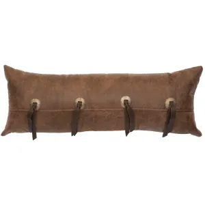Oblong Western Accent Pillow w/ Conchos storage cart, utility cart