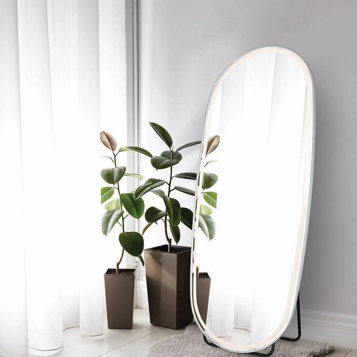 Obon Standing LED Mirror