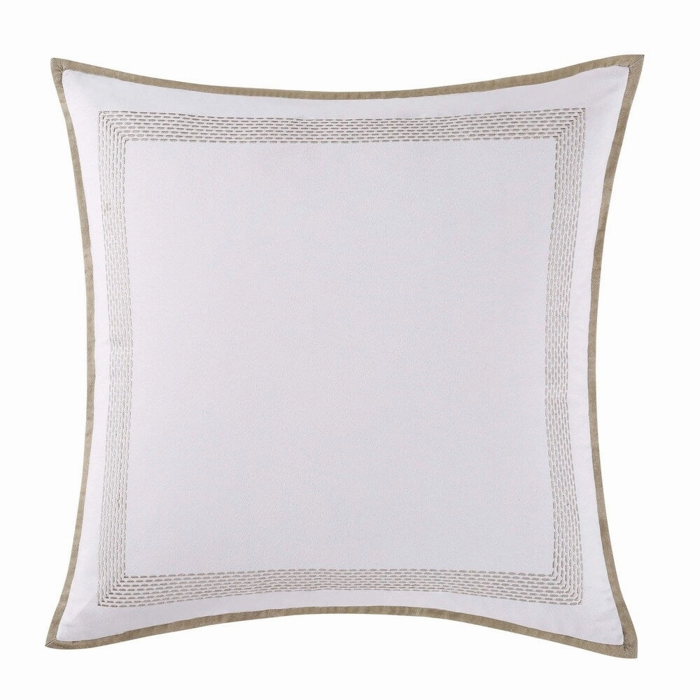 Oceanfront Resort Cove Neutral Euro Sham pillowcases,cotton pillow covers,bed linen