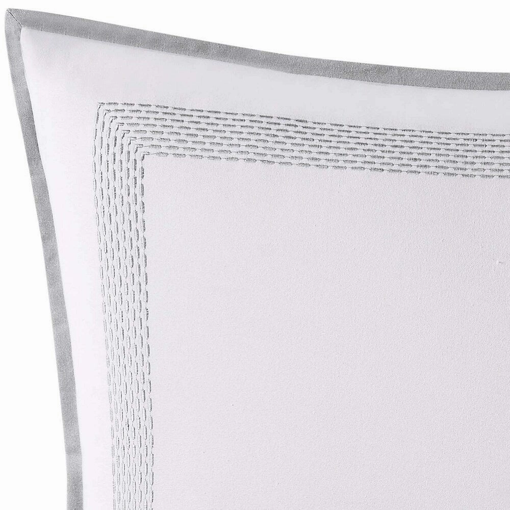 Oceanfront Resort Sunwashed Isle Grey Euro Sham
