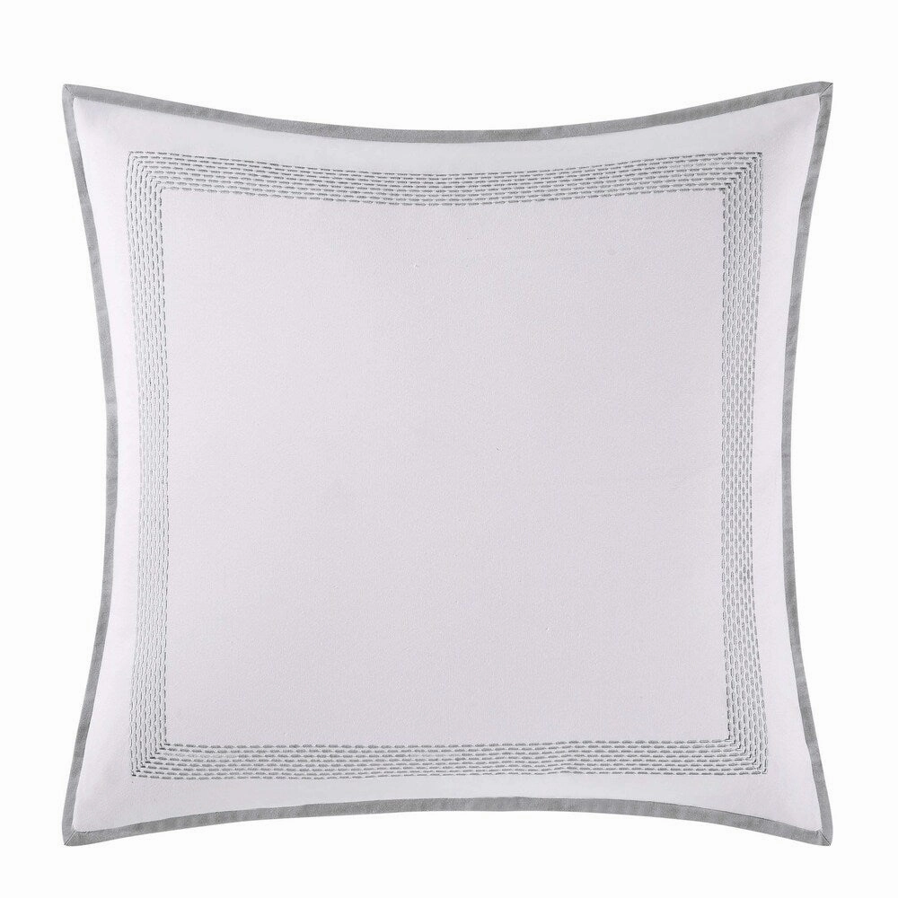 Oceanfront Resort Sunwashed Isle Grey Euro Sham pillowcases,cotton pillow covers,bed linen