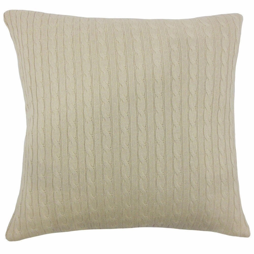 Ochekka Knit Euro Sham Natural pillowcases,cotton pillow covers,bed linen
