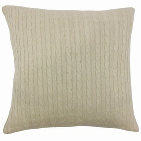 Ochekka Knit Euro Sham Natural pillowcases,cotton pillow covers,bed linen