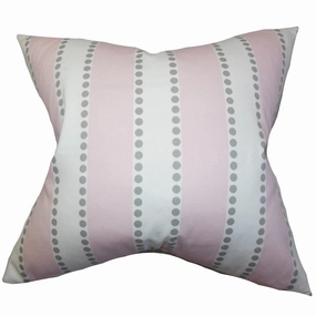 Odienne Stripes Euro Sham Pink pillowcases,cotton pillow covers,bed linen