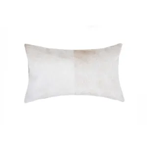Off-White Oblong Cowhide Pillow storage cart, utility cart