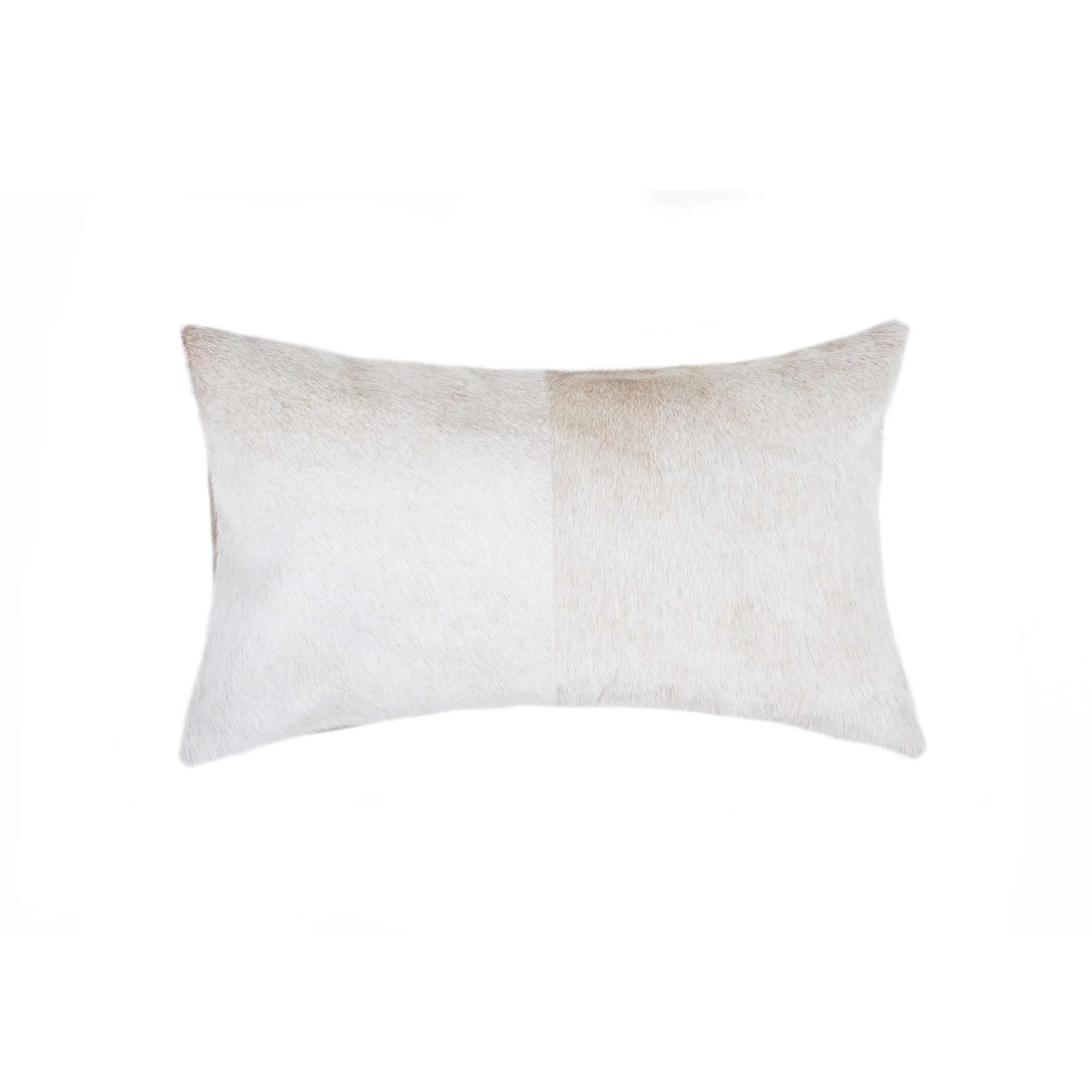 Off-White Oblong Cowhide Pillow storage cart, utility cart