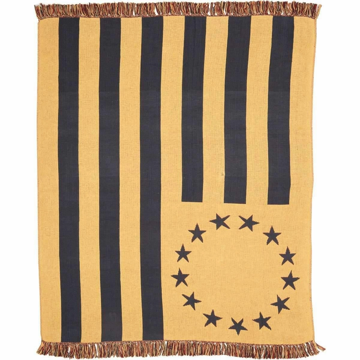 Old Glory Throw Woven Blanket