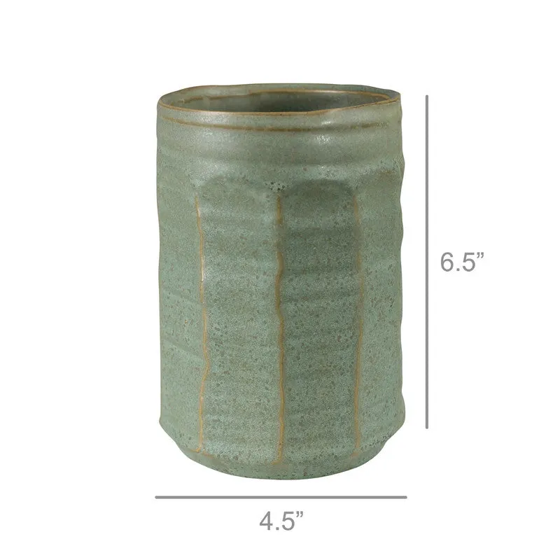 Olive Vase, Ceramic