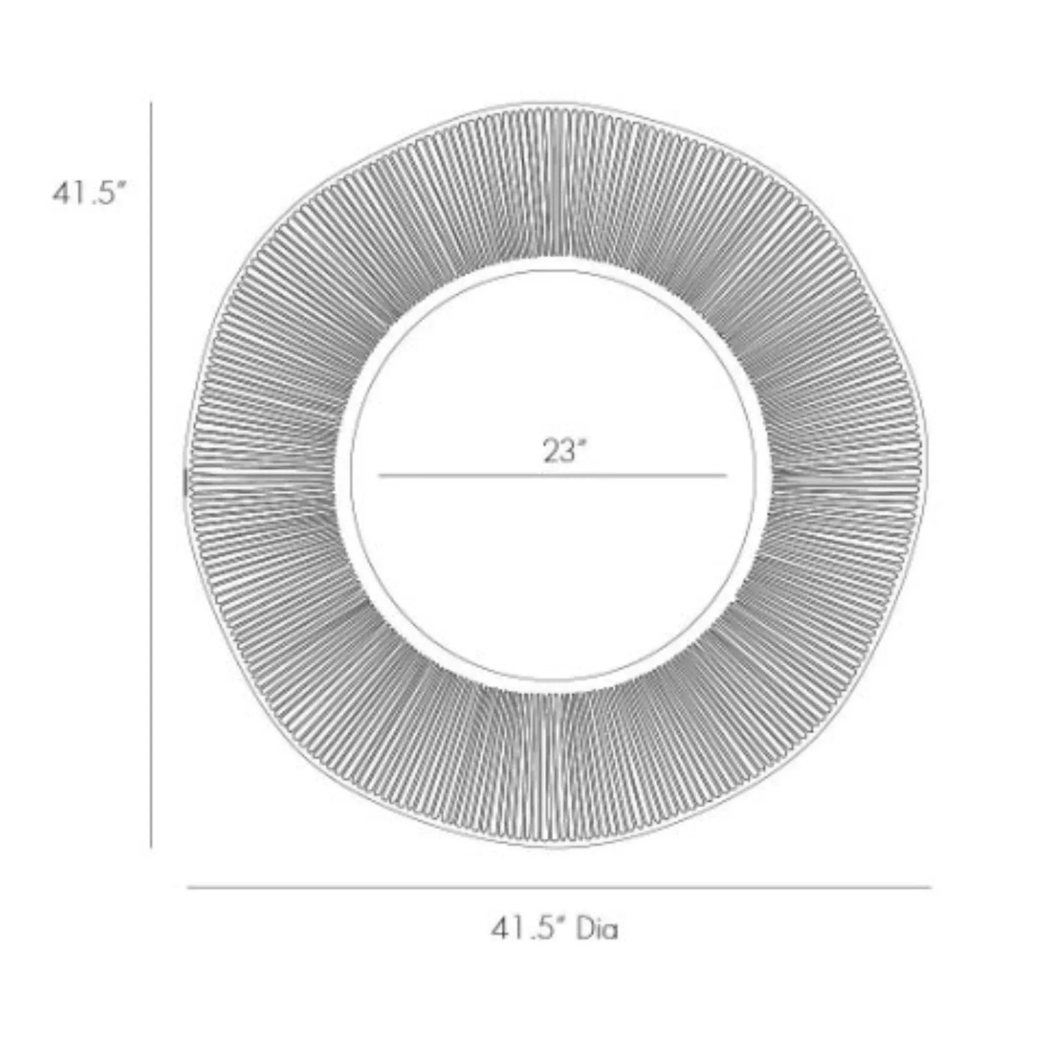 Olympia Round Wall Mirror