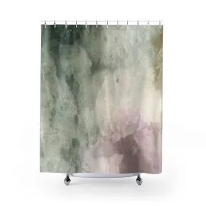 Ombre Shower Curtain | Green Pink Lighting,Home Lighting