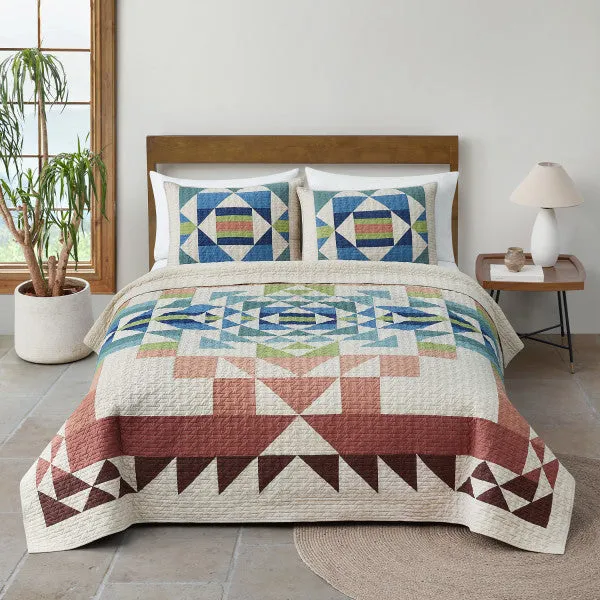 Opal Springs Pieced Quilt Set bedding set, comforter set
