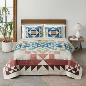 Opal Springs Pieced Quilt Set bedding set, comforter set