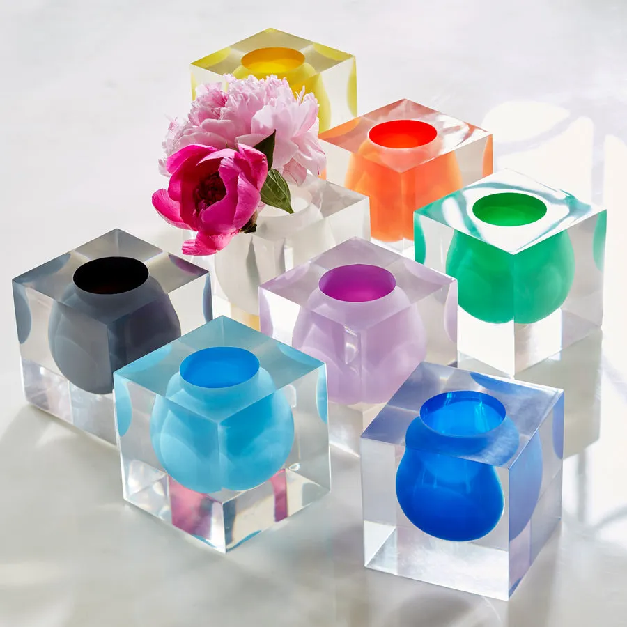 Orange Mini Scoop Vase | Jonathan Adler Bel Air